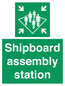 Shipboard assembly station